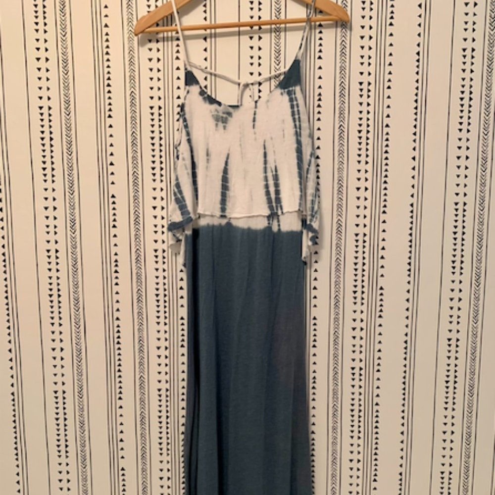 Tie Dye Blue Maxi SM